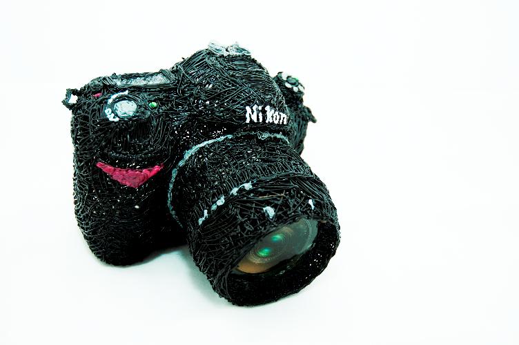 Рисуем фотоаппарат Nikon 3D ручкой